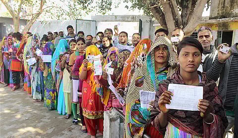 File photo of elections in Bihar
