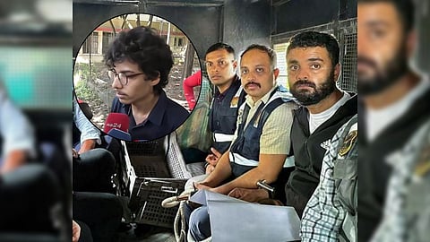 Image of Kaushik Das on the left and the former manager of Zubeen Garg, Siddhartha Sharma, on the right. 