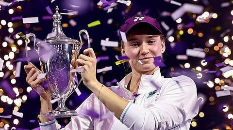 Elena Rybakina downs Aryna Sabalenka, wins WTA Finals title