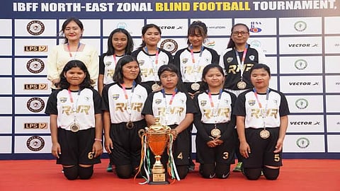 Image of Mizoram Blind Football Team has made the state proud once again by lifting the Greater Lions Vision Cup 2025 
