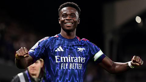 ‘Can’t get carried away’: Bukayo Saka on Arsenal title hopes
