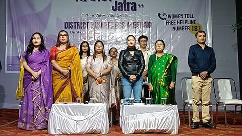 Image of the The “Bishwasor Jatra” (Journey of Trust), a statewide effort to strengthen awareness on women’s rights and welfare at Nagaon