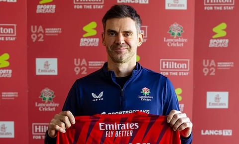 James Anderson signs one-year contract extension with Lancashire