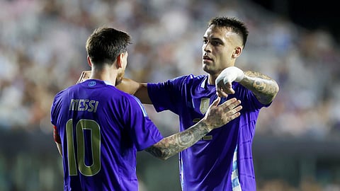 Lionel Messi, Lautaro Martinez combine to help Argentina beat Angola