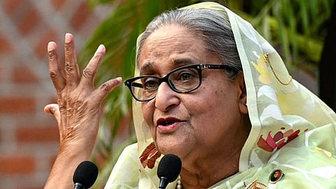 File photo of Bangladesh Ex-PM Sheikh Hasina