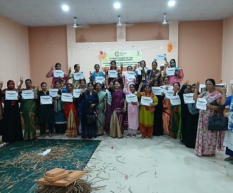 Image of the first-Ever Water Hyacinth Handicraft Training 