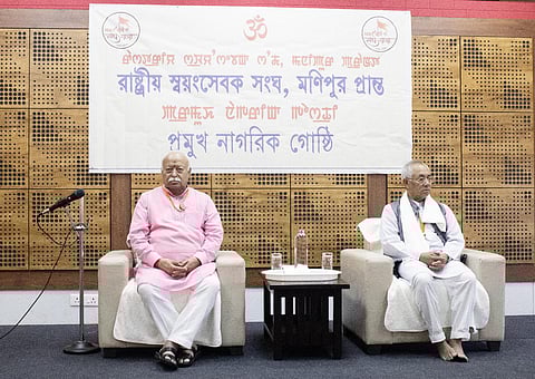 RSS Chief Mohan Bhagwat Calls for Social Harmony and Civilisational Unity During Manipur Visit
