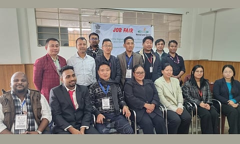 Participants at the Job Fair held in Nagaland