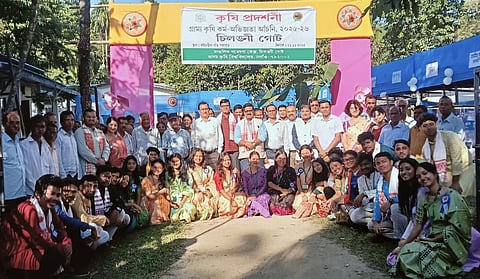 Image of the Agricultural Exhibition organised by the Nagaon Centre of Assam Agricultural University