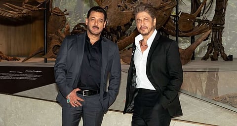 SRK, Salman Khan visit Abu Dhabi museum, fans celebrate “Karan-Arjun” reunion