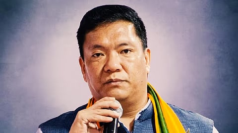 Arunachal CM Pema Khandu flags highway land compensation misuse 