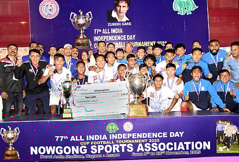 ASEB FC Secures Fifth Title in Dramatic Independence Day Cup Finale