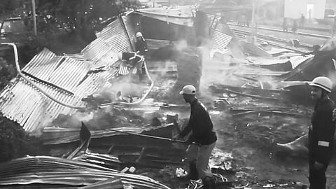 Fire Breaks Out Near Margherita Railway Station