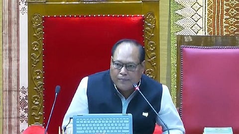 Image of Assam Assembly Speaker Biswajit Daimary