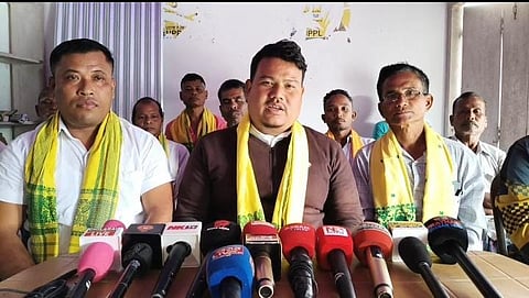 Press briefing by Koch Rajbongshi leaders in Bijni