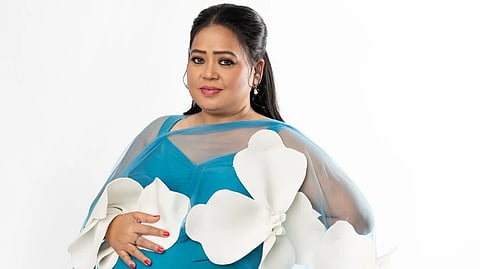 Bharti Singh ramps up look in blue during her pregnancy photoshoot
