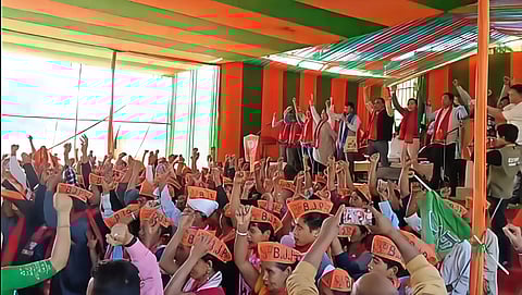 Image of the BJP Induction Rally at Kheroni 