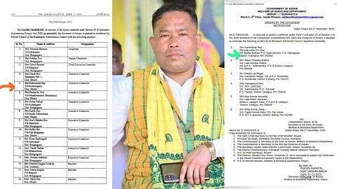 File photo of newly elected BTC MCLA Karmeswar Roy