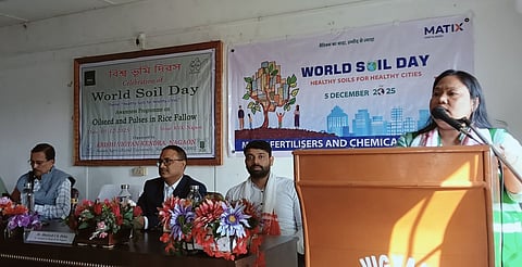 Image of World Soil Day celebrations in Nagaon's Krishi Vigyan Kendra (KVK)