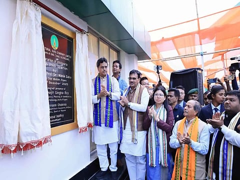 Tripura CM inaugurates newly established Khilpara CNG Station at Udaipur