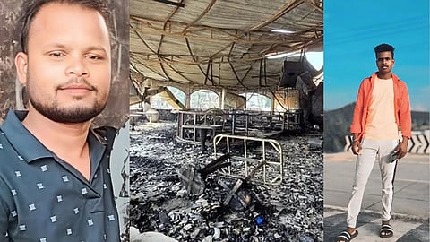 Image of the two deceased individuals from Silchar in the devastating fire incident in Goa