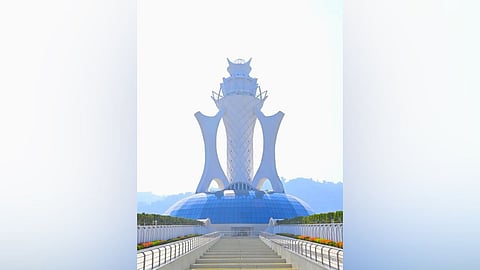 Image of the newly constructed building, Swahid Smarak Kshetra