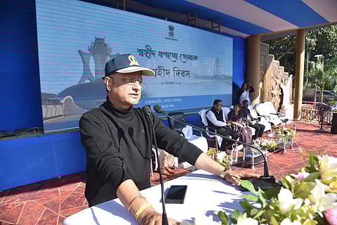 Nagaon DC addresses gathering on the occasion of Swahid Diwas