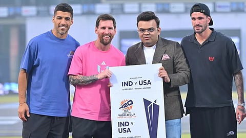 Jay Shah gifts T20 World Cup tickets, a signed jersey, and a bat to Messi