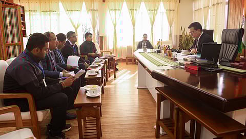 Mizoram CM Lalduhoma discusses progress of the project