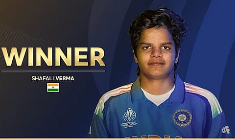 Shafali Verma wins ICC women’s player of the month award