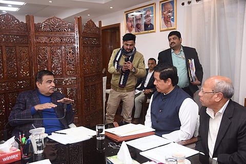 Meghalaya CM Meets Gadkari on New Highway Connectivity
