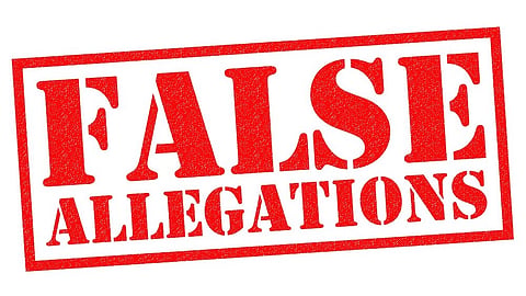 False allegations
