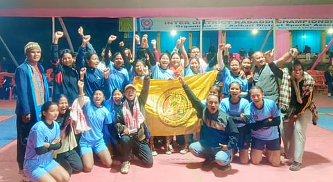 Girls Inter-District Junior Kabaddi Championship: Baksa lift title