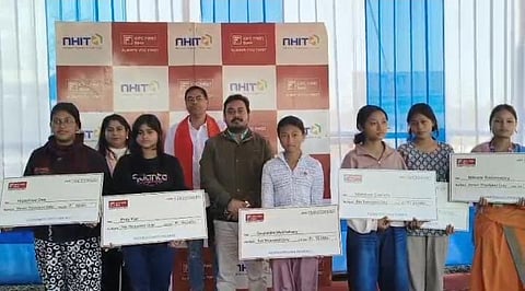 Image of the Cheque Distribution Programme Held at Bijni Toll Plaza