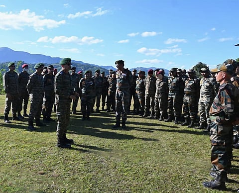 Mizoram: Eastern Command Chief Assesses Border Protection along Indo-Bangladesh Border
