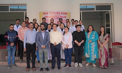 Image of HLA Typing Camp Members in Nagaon