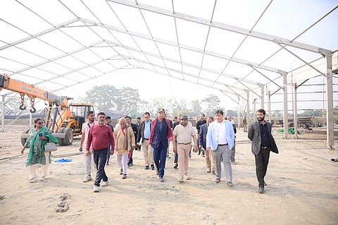Nagaon DC Devashish Sharma reviews preparedness at project site