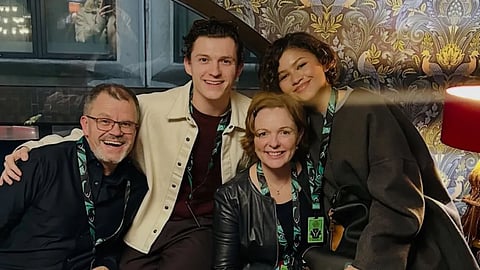 Zendaya joins Tom Holland and his family for weekend get-together