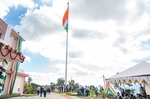 Mizoram Governor Hoists State’s Tallest Tricolour at Zokhawsang
