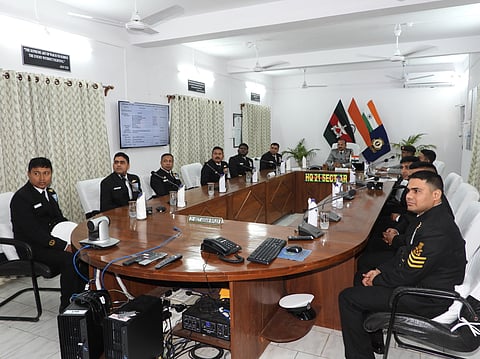 Indian Coast Guard Delegation Visits Assam Rifles to Boost Inter-Force Cooperation
