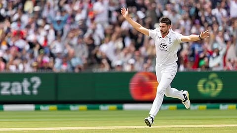 Tongue becomes first England bowler since 1998 to take five-for at MCG