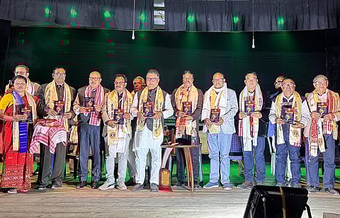 Image of Assam Education Minister Ranoj Pegu during the event