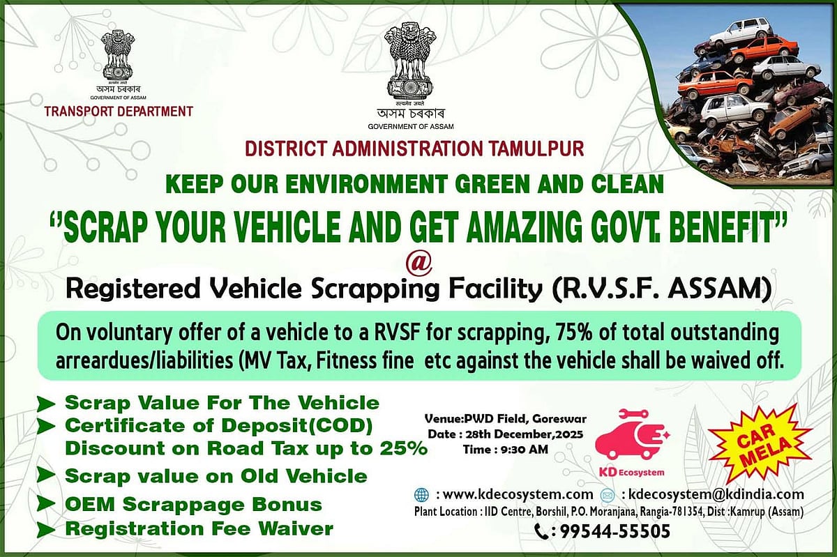 Tamulpur Organises Vehicle Scrappage Drive and Car Mela