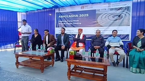 Image from the educational program Abhilasha 2025 organised at the office of the Bhavishya Vidyamandir School in Hojai