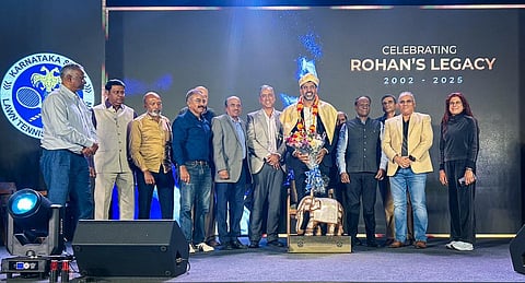 KSLTA Celebrates Rohan Bopanna's Tennis Legacy in Bengaluru