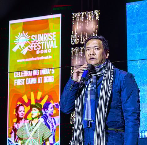 Pema Khandu Inaugurates 5-Day Sunrise Festival in Dong Valley
