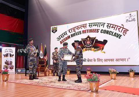 Assam Rifles Holds 17th Samman Samaroh to Honour Retiring Personnel in Shillong

