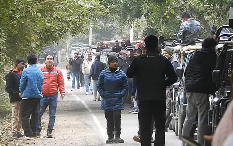 Tourists visit Kaziranga National Park