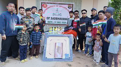 Assam Rifles Steps Up Civic Action with Sports and Medical Camps in Manipur Border Areas
