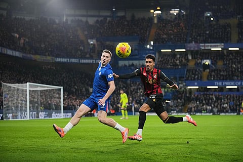 EPL: Chelsea Held by Bournemouth in Action-Packed First Half